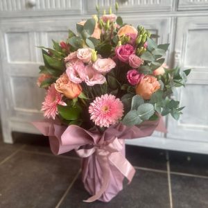 LARGE VASE ARRANGEMENT WITH HAND-TIE