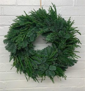 BLANK DOOR WREATH FOR YOUR OWN DECORATION