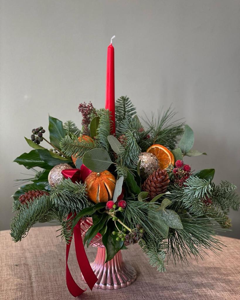 Christmas Centre Piece - Rose Gold