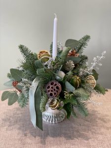 Christmas Centre Piece - Silver