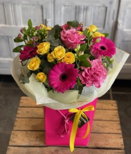Mother's Day Aqua Pack - using the finest seasonal flowers