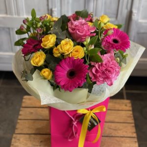 Mother's Day Aqua Pack - using the finest seasonal flowers