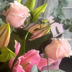 Lily and Rose Bouquet